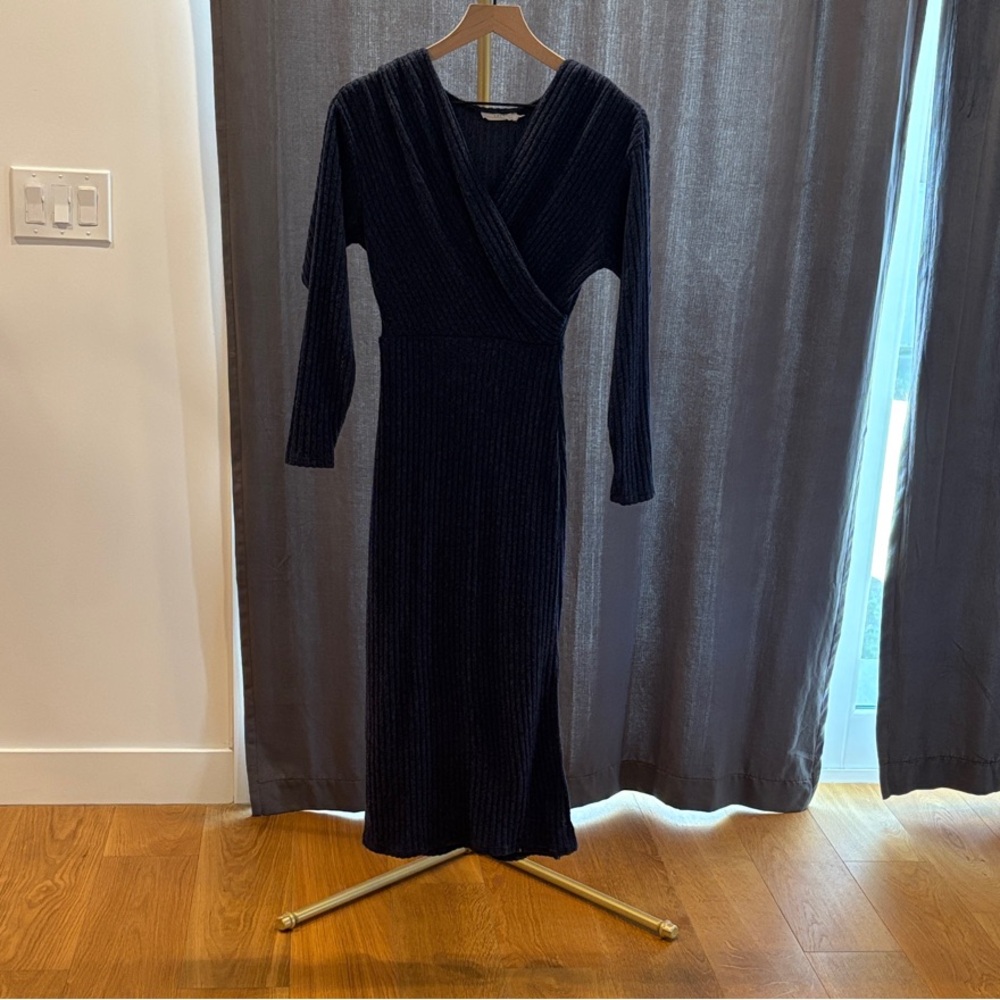 Lush Black Long Sleeve Dress